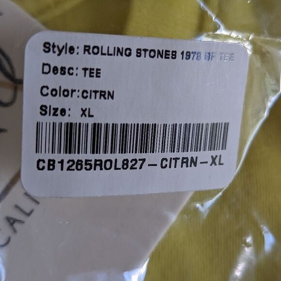 Free‎ People Daydreamer Rolling Stones Band Concert Music tee sz XL NWT - Picture 10 of 14